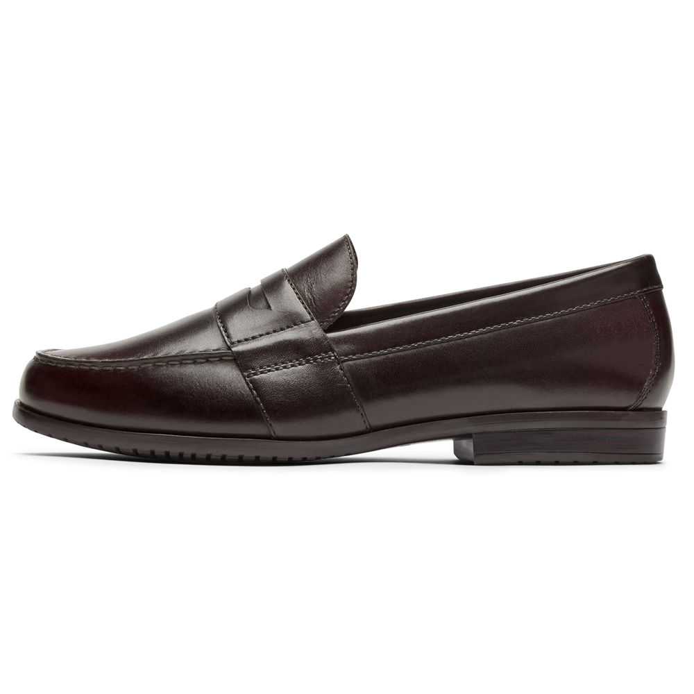 Rockport Loafers Herre Mørke Brune - Classic Lite 2 Penny - EDWS23649